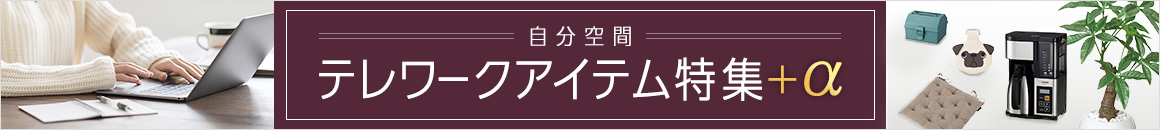 自分空間 テレワークアイテム特集+α